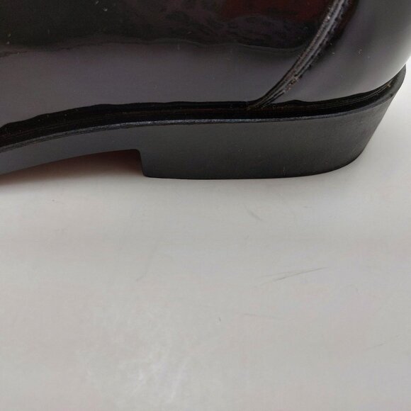 MEN'S  LEATHER SEMI FORMAL BLACK SHOE - Picture 8 of 9